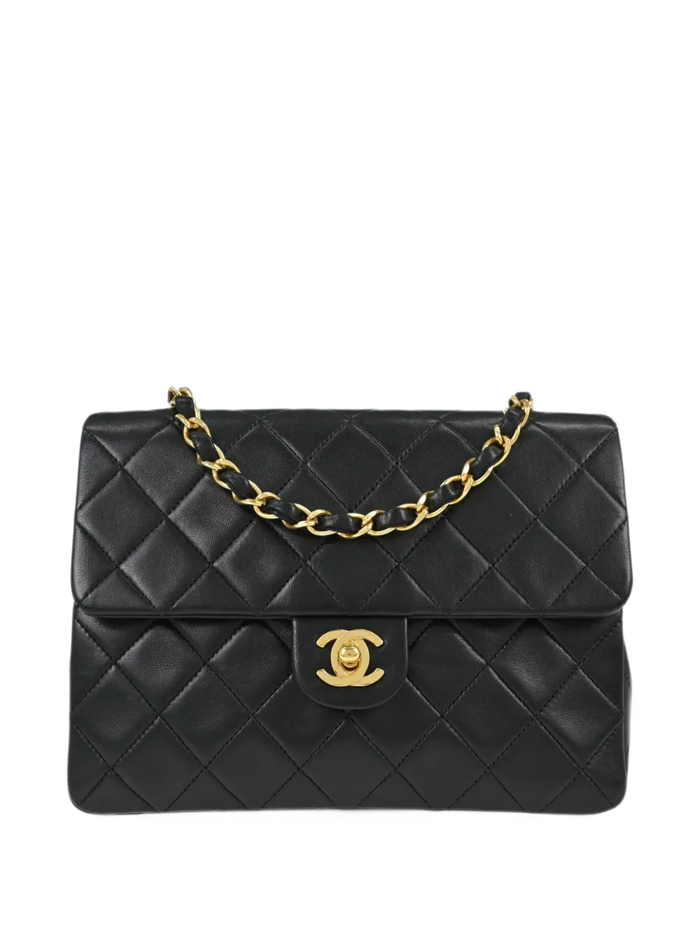 CHANEL Pre-Owned 20 Classic Square Flap cross body bag - Black