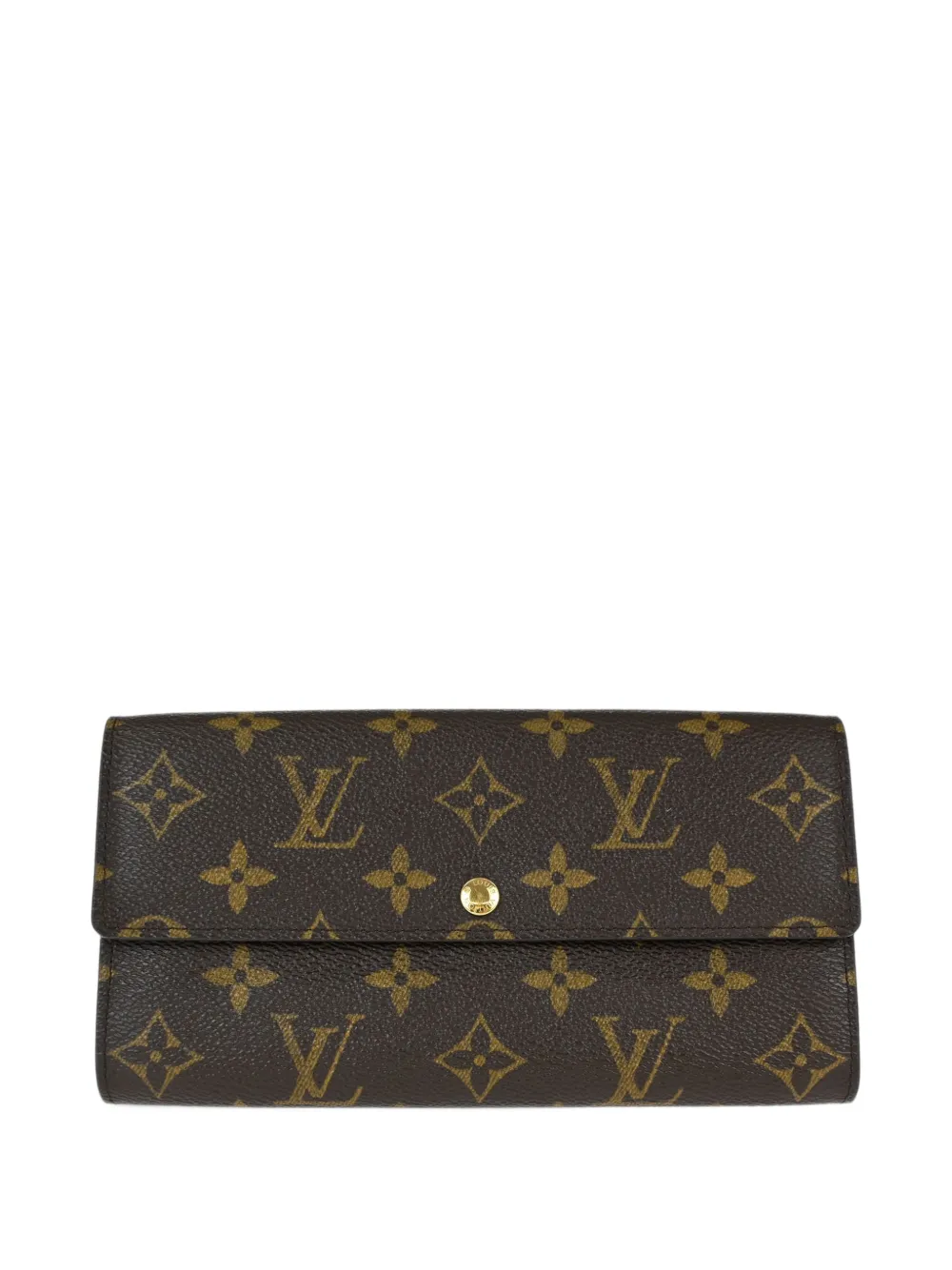 Louis Vuitton Pre-Owned Portefeuille Sarah Monogram canvas wallet - Marrone