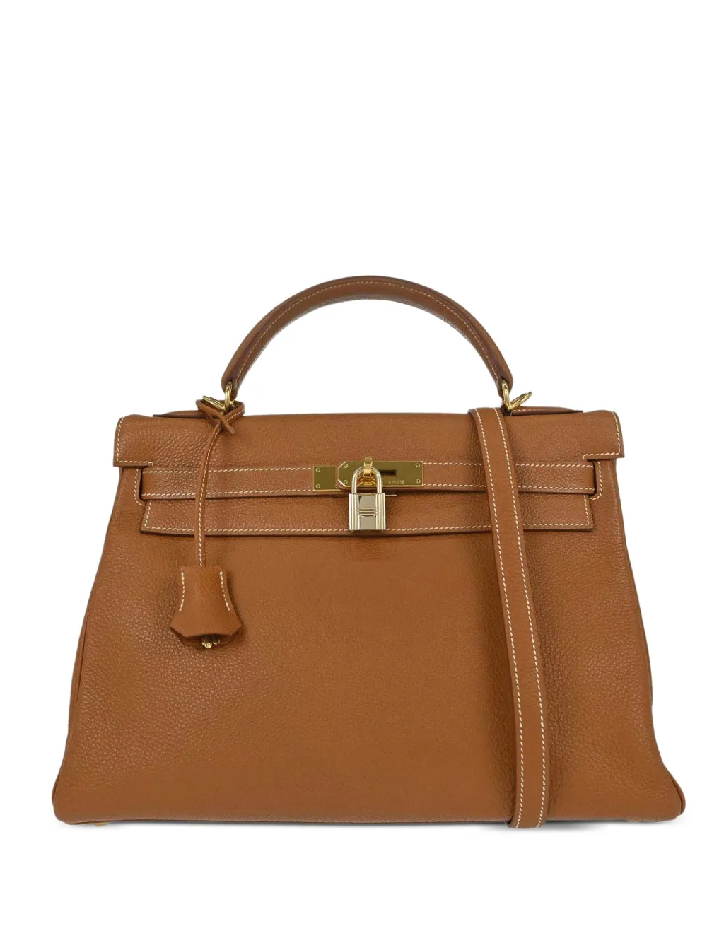 Hermès Pre-Owned 2001 32 Kelly Retourne tote bag - Braun