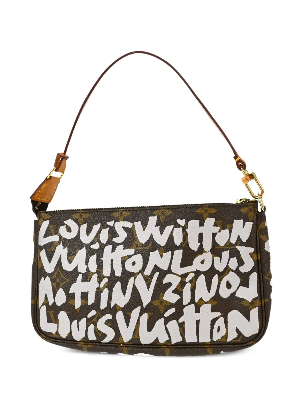 Louis Vuitton Pre-Owned Graffiti shoulder bag - Bianco