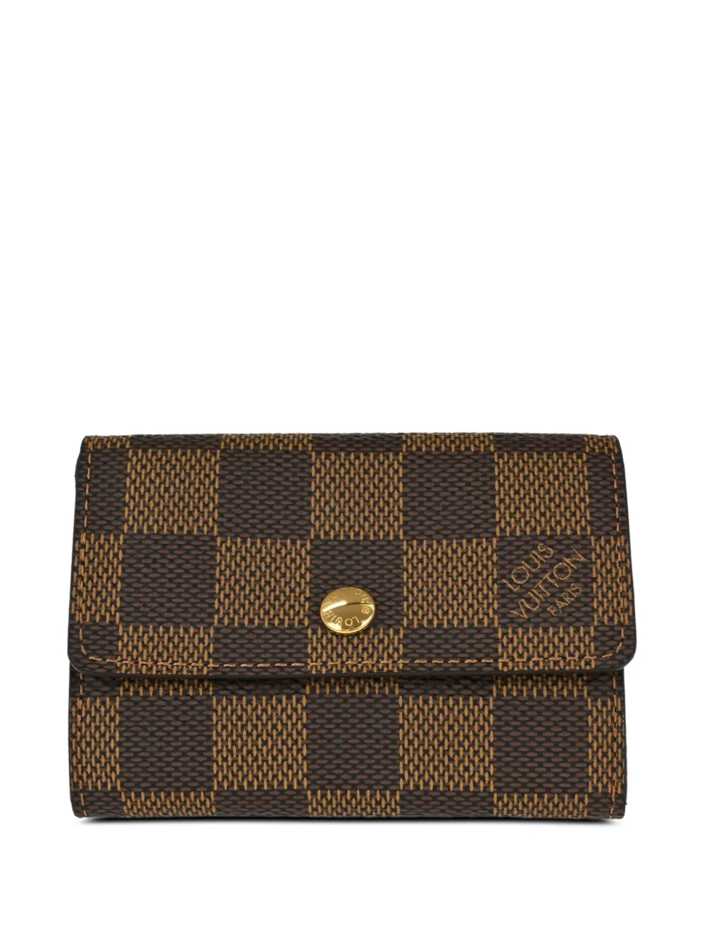 Louis Vuitton Pre-Owned Porte Monnaie Plat coin case - Marrone