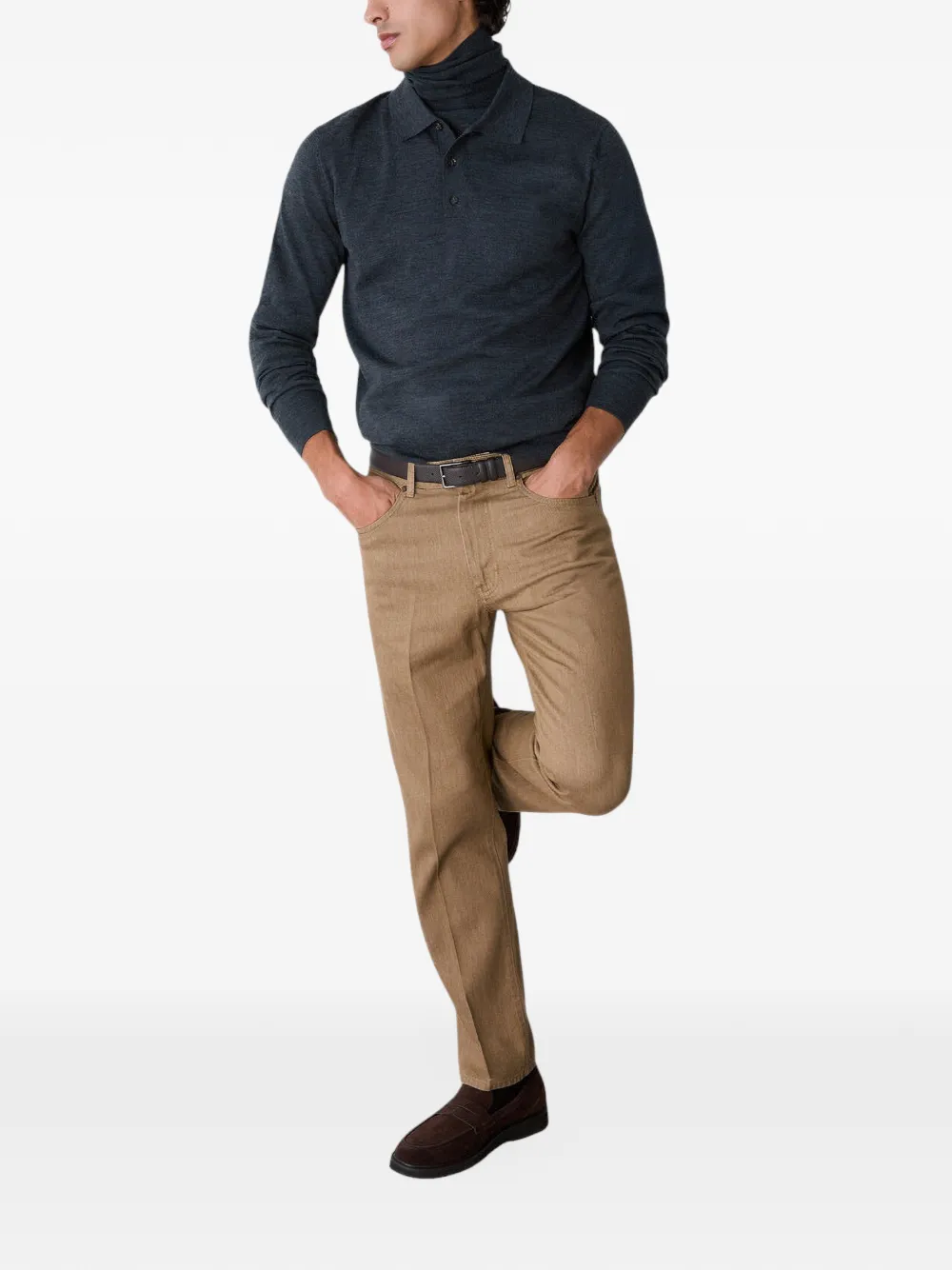 LIU JO Regular-fit straight broek Beige