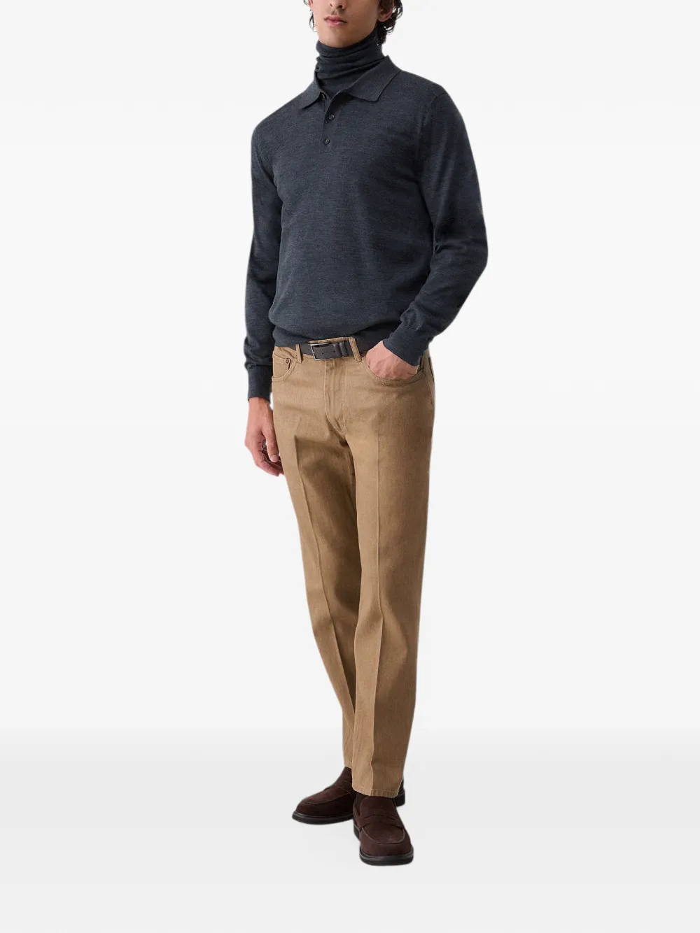 LIU JO Regular-fit straight broek Beige