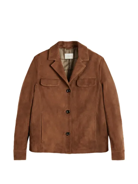 slowear Montedoro suede overshirt