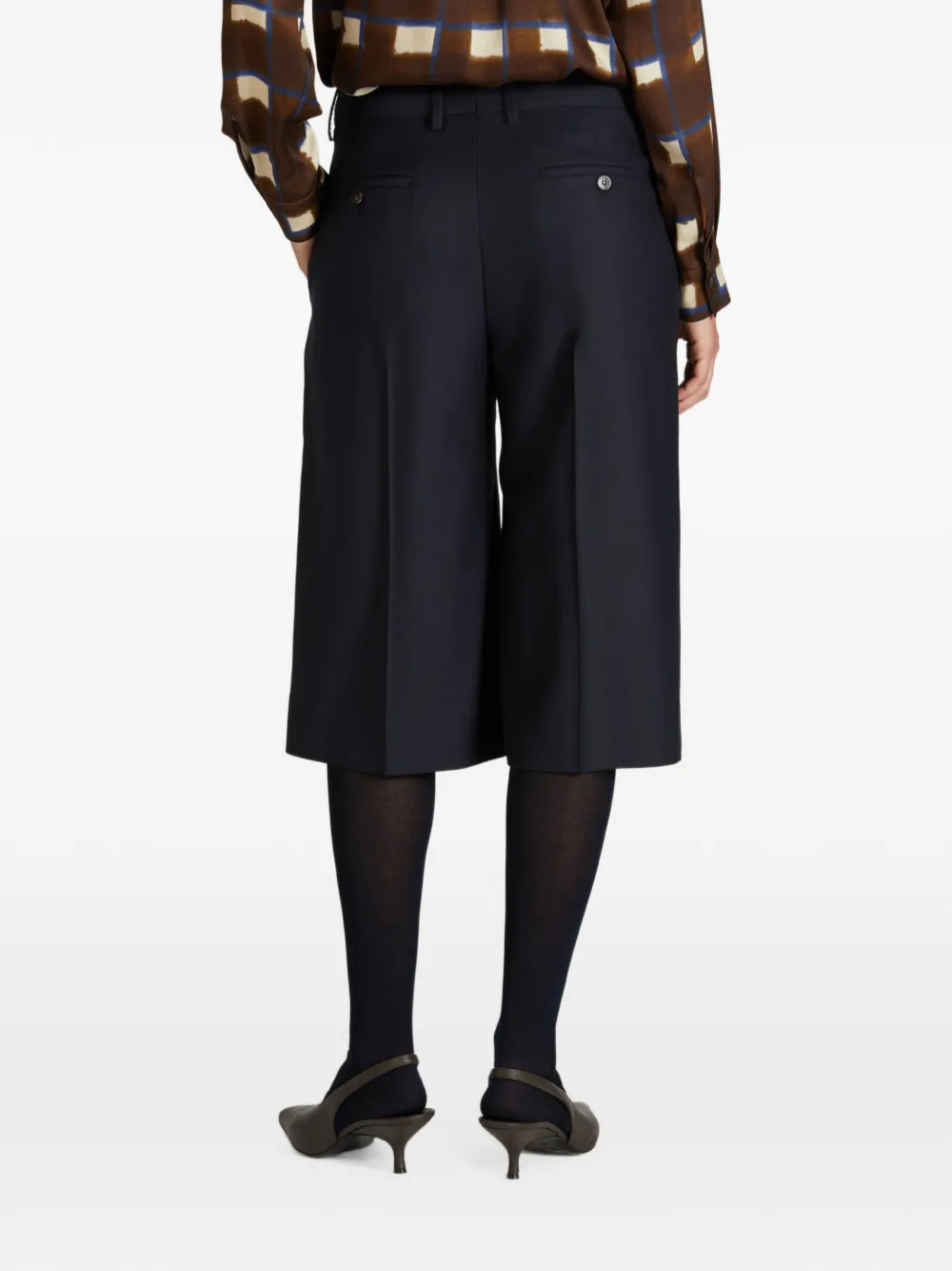 slowear Geplooide shorts Blauw