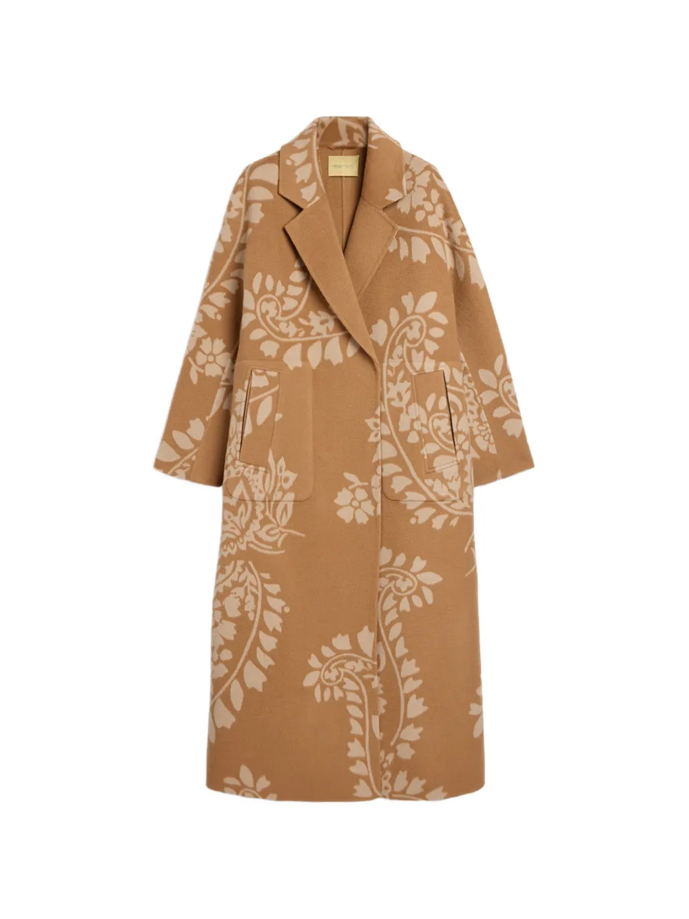 MOMONÌ Sakura reversible jacquard-cloth coat - Braun