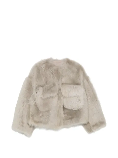 Manzoni 24 patch-pocket lambskin jacket