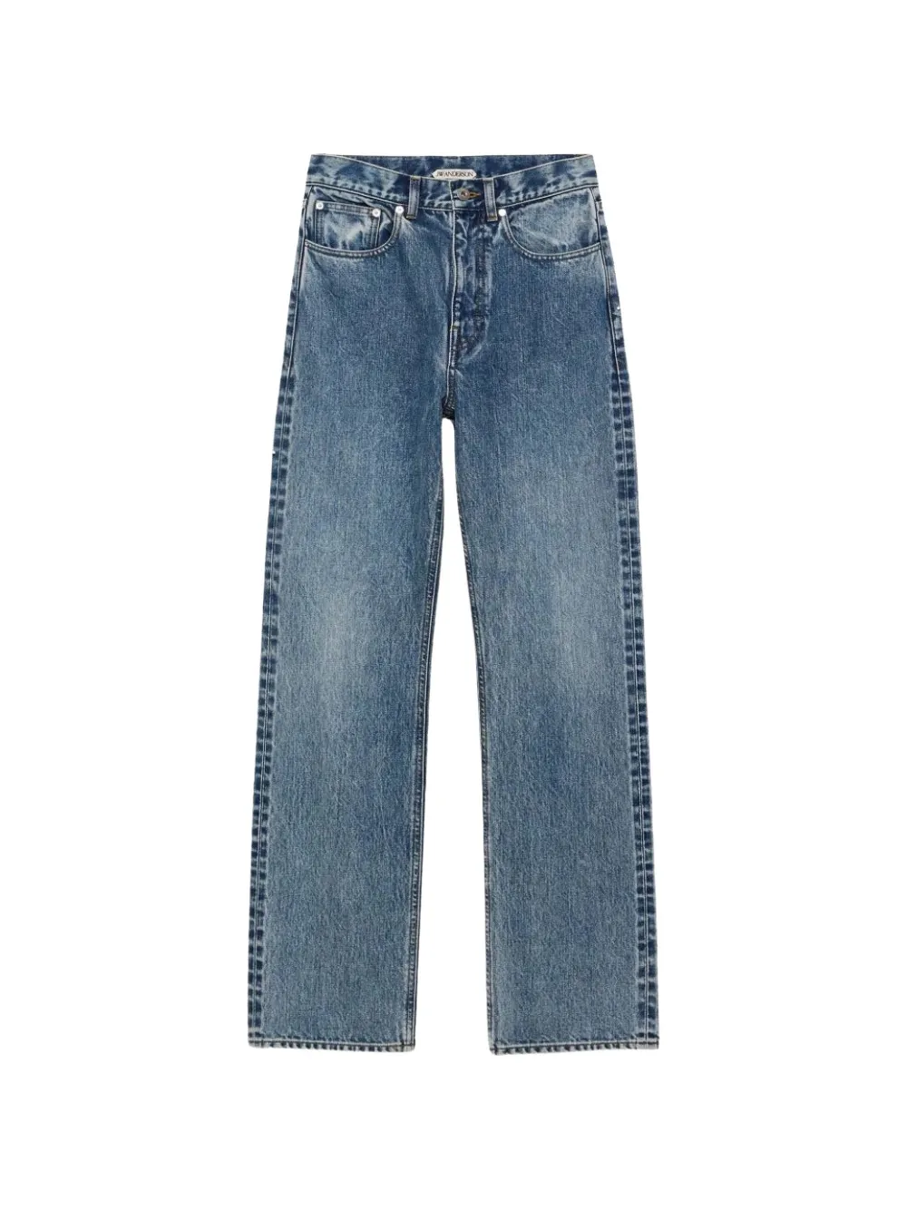 JW Anderson faded straight-leg jeans Blauw