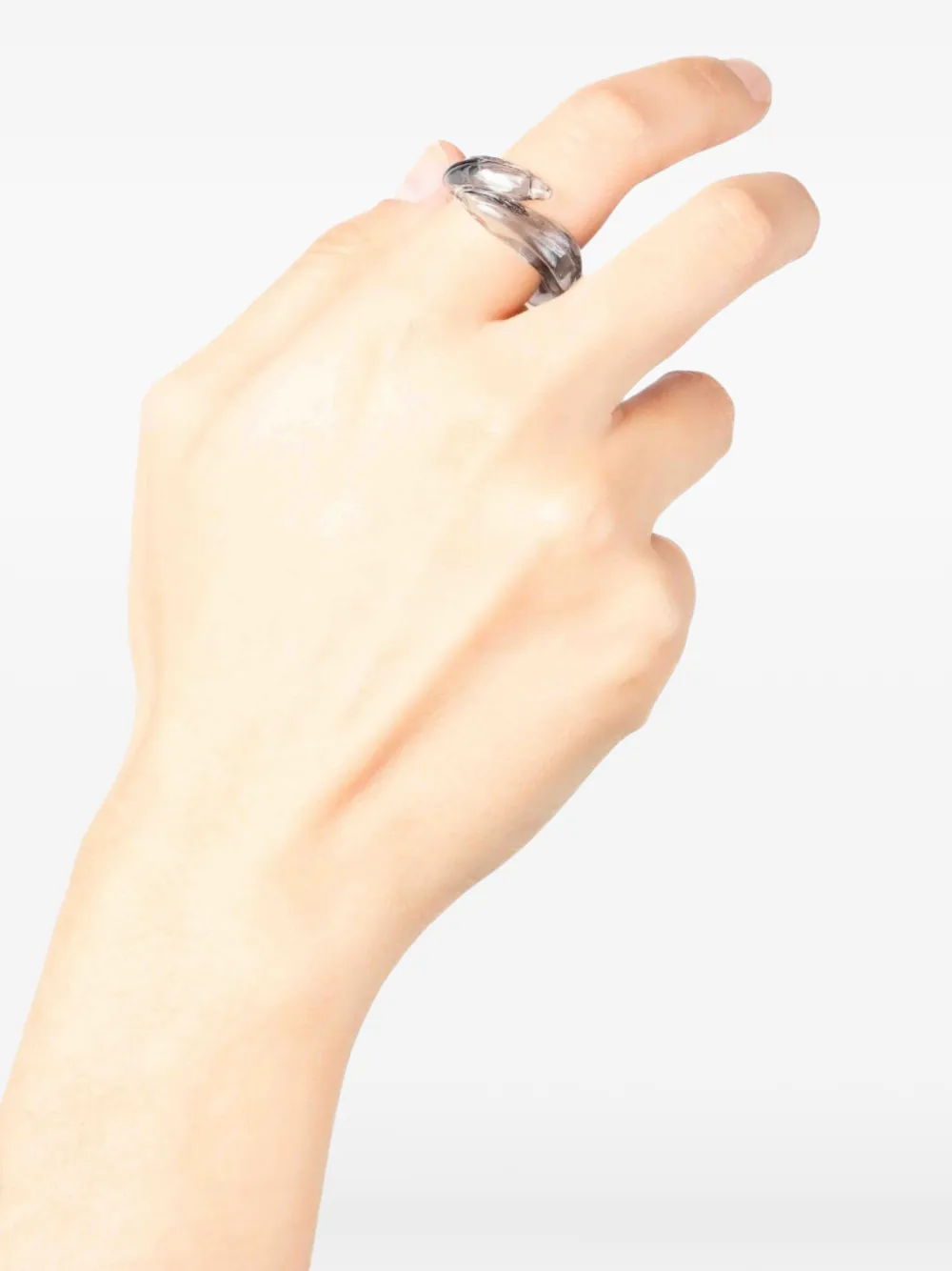 SALVÁREA Soplo Remolino glass ring