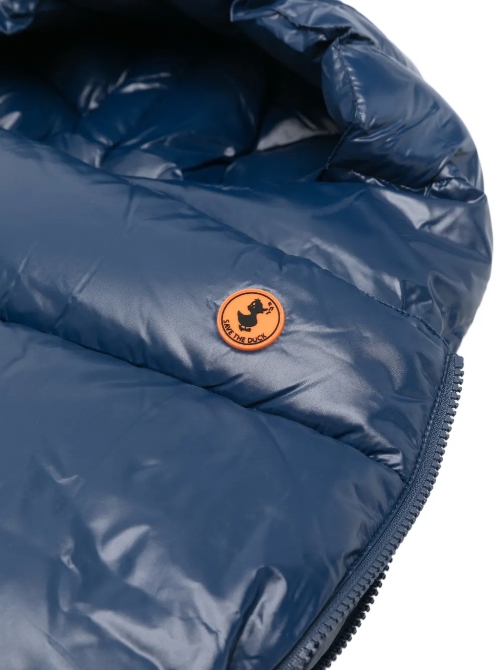 Save The Duck Kids Kay quilted hooded sleeping bag Blauw