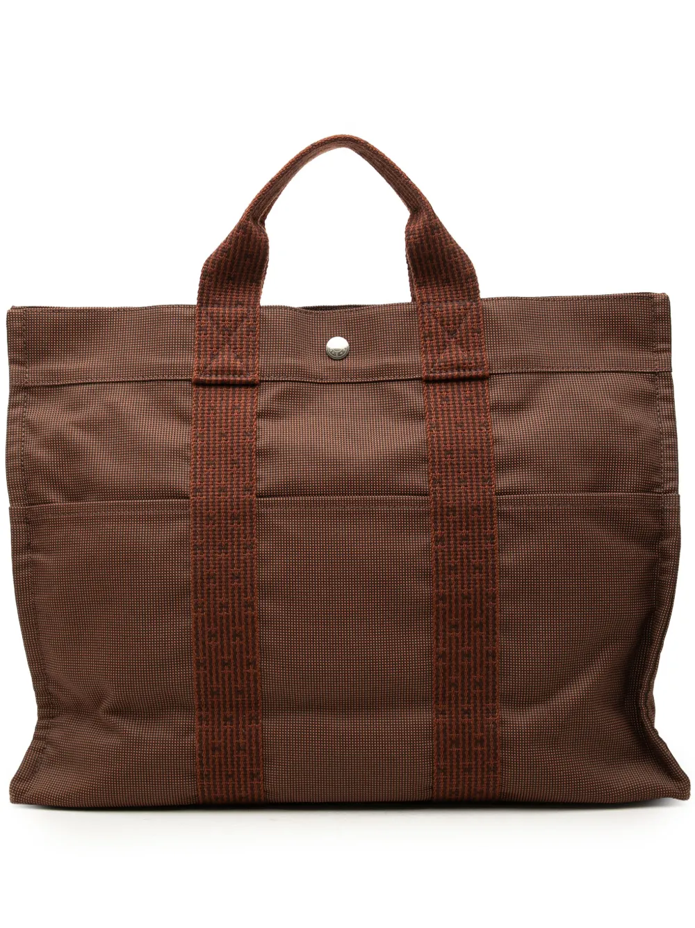 Hermès Pre-Owned 1990-2010 Canvas Herline MM tote bag - Marron Hermès Pre-Owned 1990-2010 Canvas Herline MM tote bag - Marron