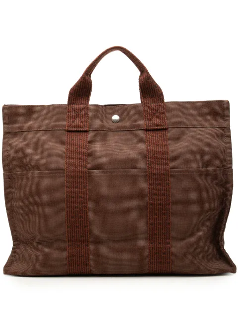 Hermès Pre-Owned tote Herline MM de lona 1990-2010