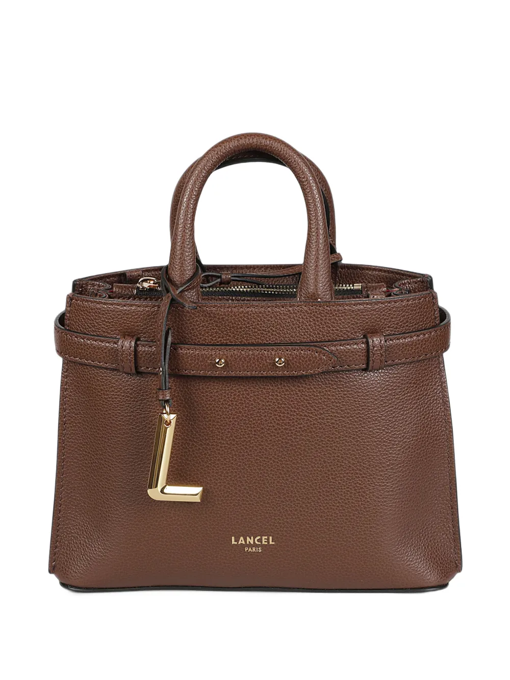 Lancel small Faubourg shoulder bag - Braun