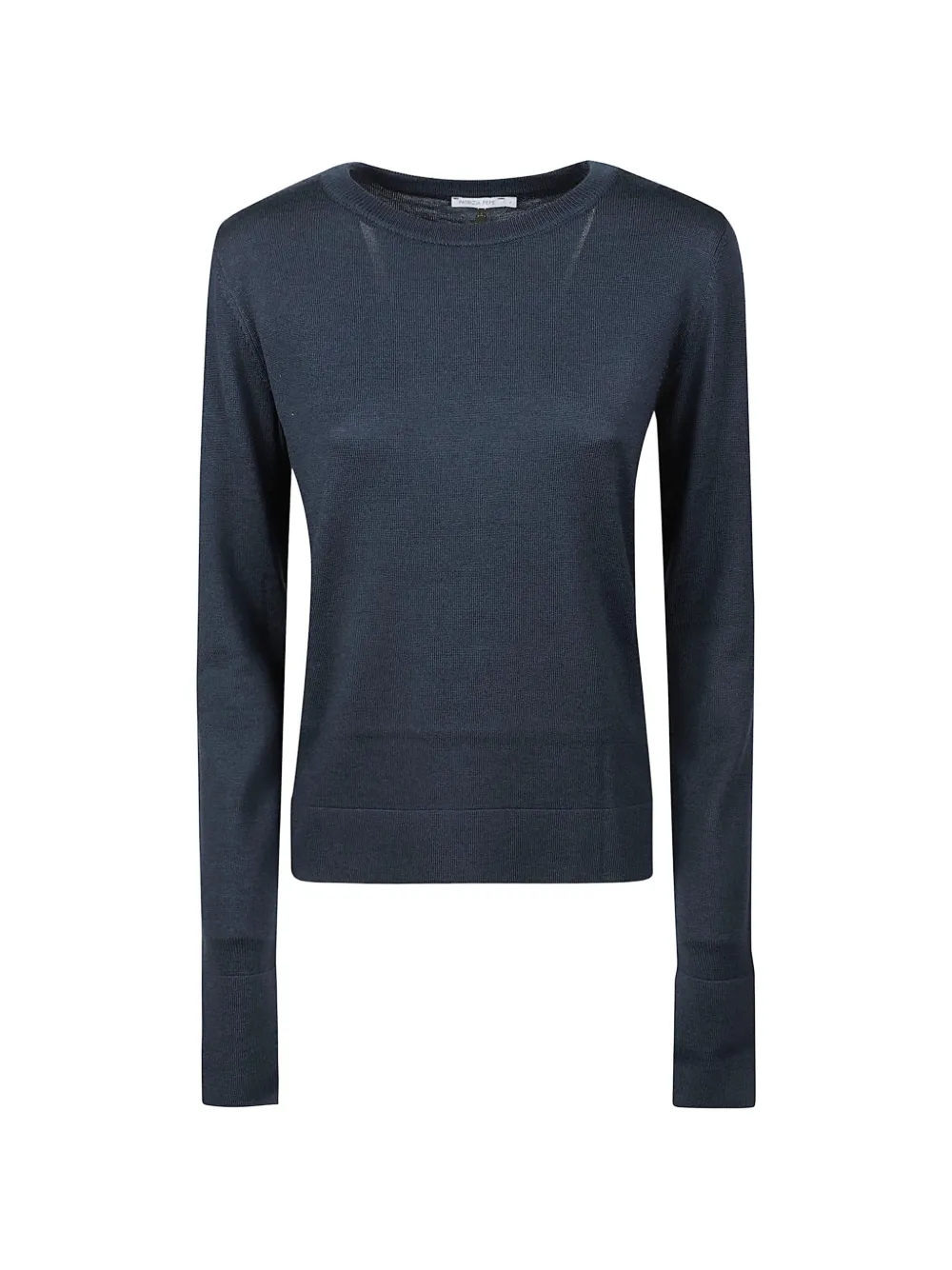 Patrizia Pepe fine-knit wool sweater Blauw