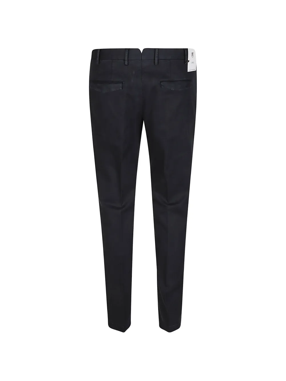 PT Torino pleated cotton trousers Blauw