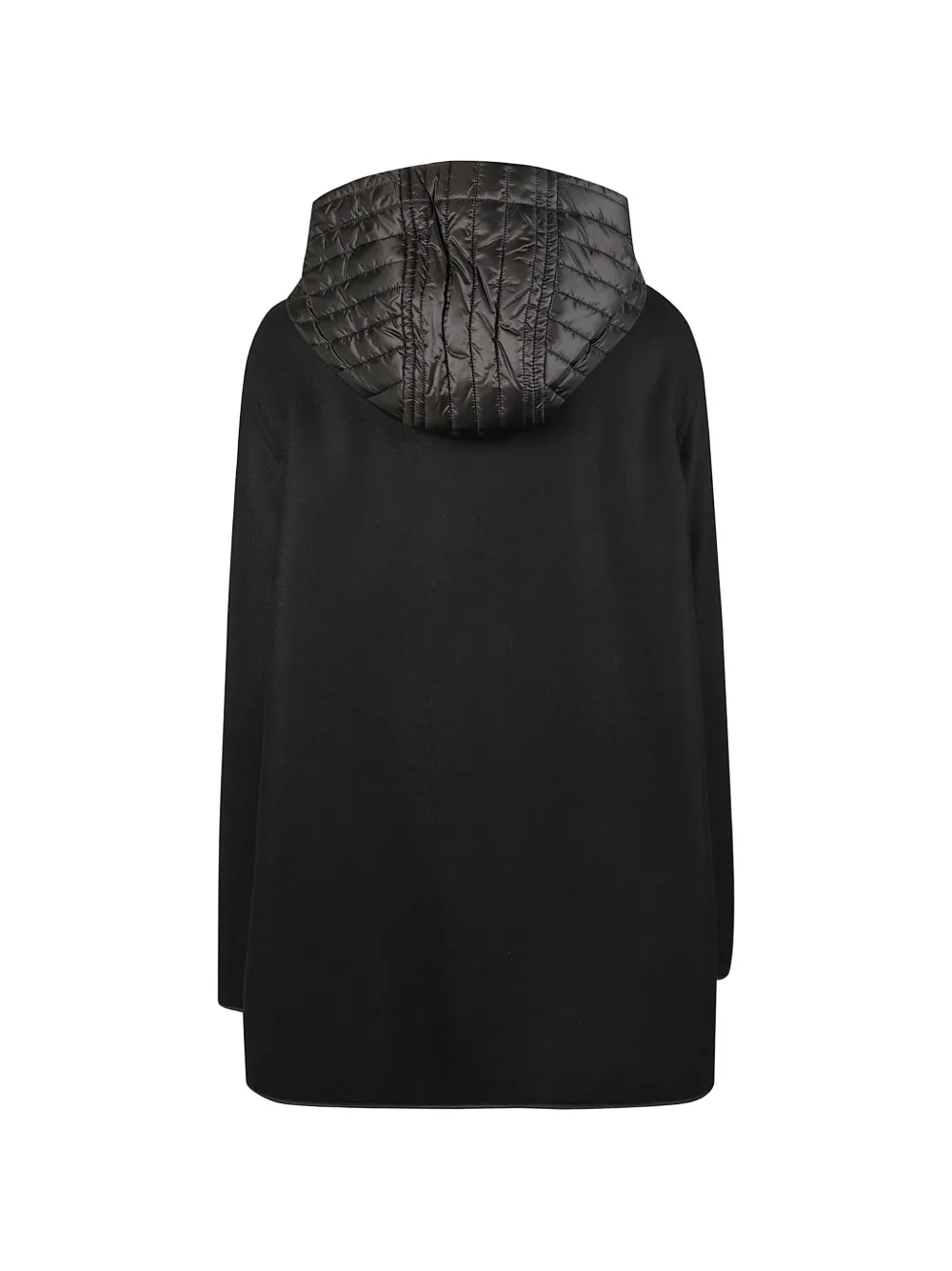 Fay quilted-hood toggle-fastening coat Zwart