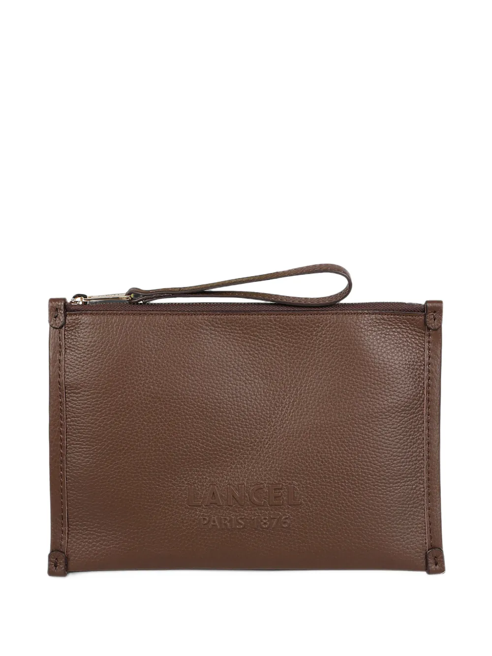 Lancel small Jour De Lancel clutch bag - Marrone