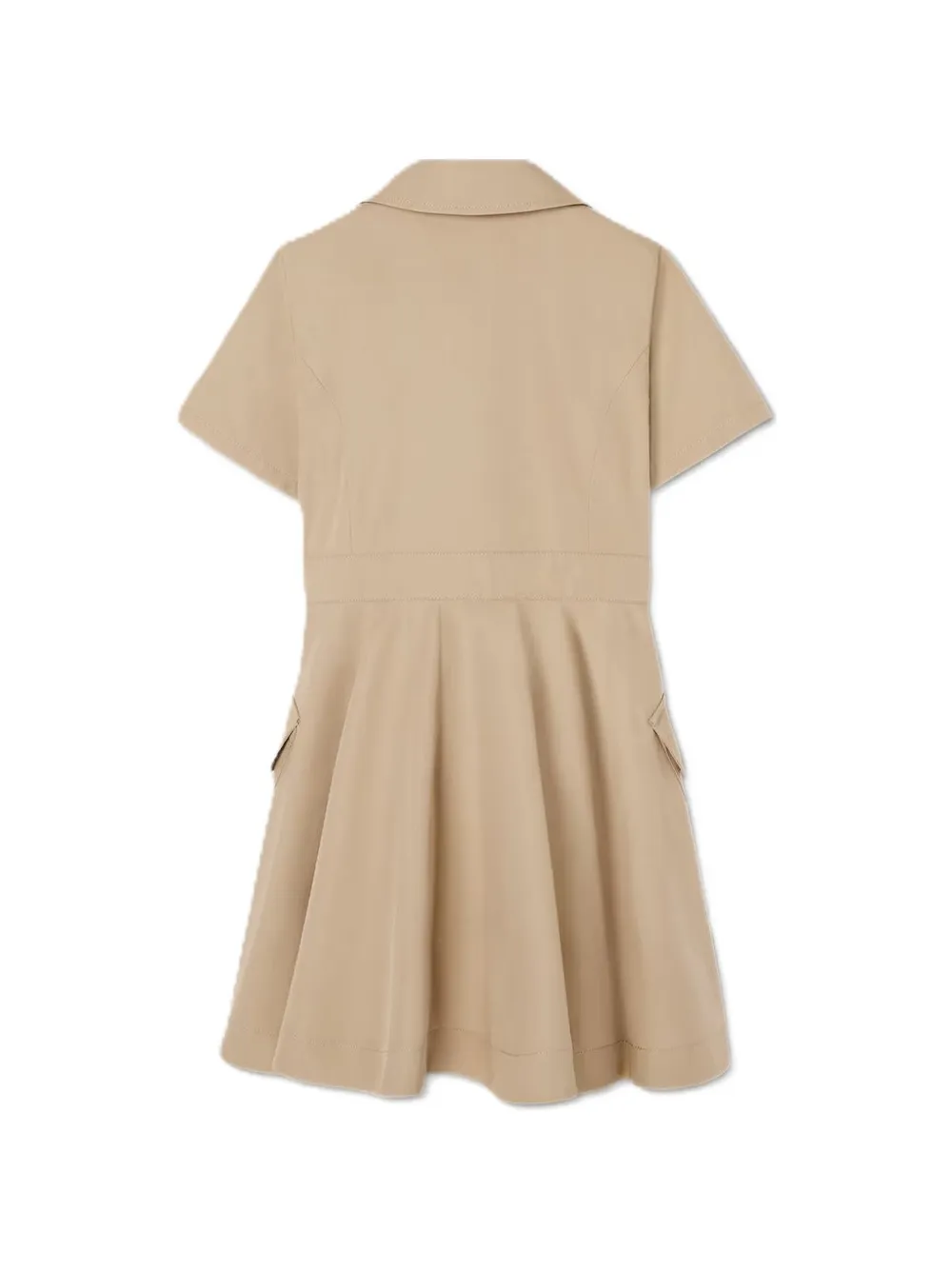 Fendi Kids double-breasted trench dress Beige