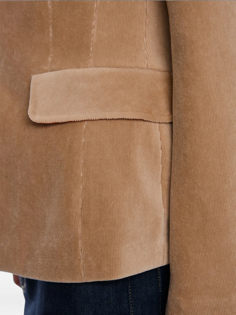 MARCCAIN Ribfluwen blazer Bruin