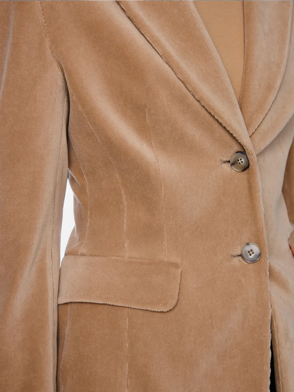MARCCAIN Ribfluwen blazer Bruin