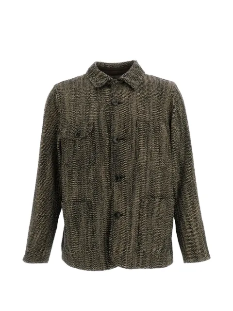 original vintage style herringbone-wool jacket