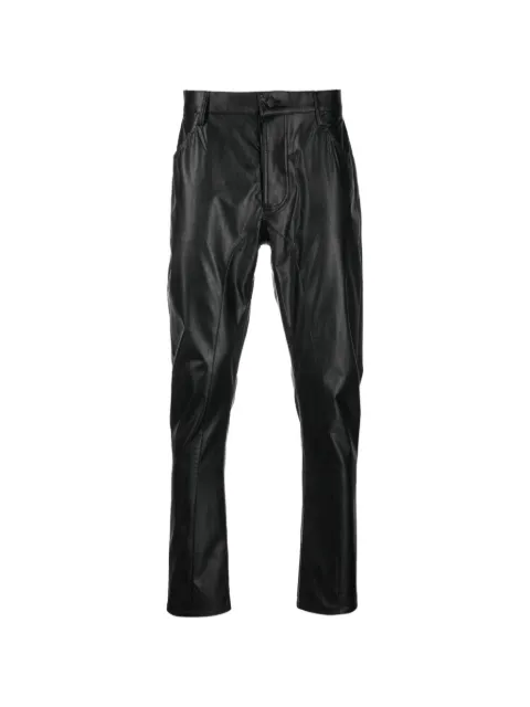 Tessitura Body Couture Rockies faux-leather trousers