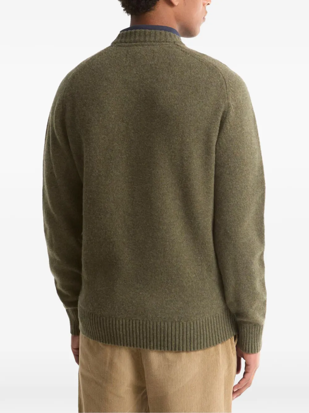 Barbour Newtown crew neck jumper Groen