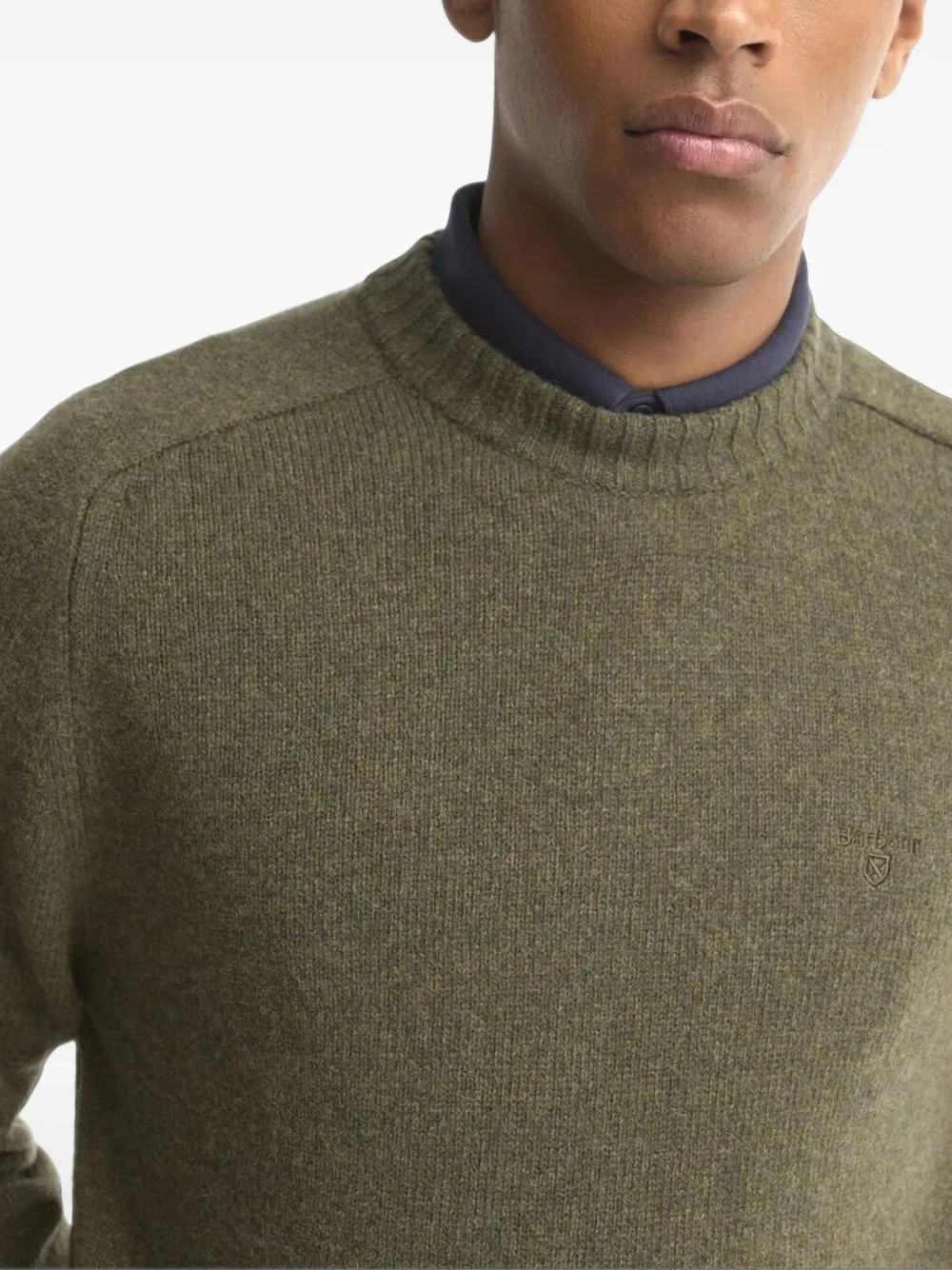 Barbour Newtown crew neck jumper Groen