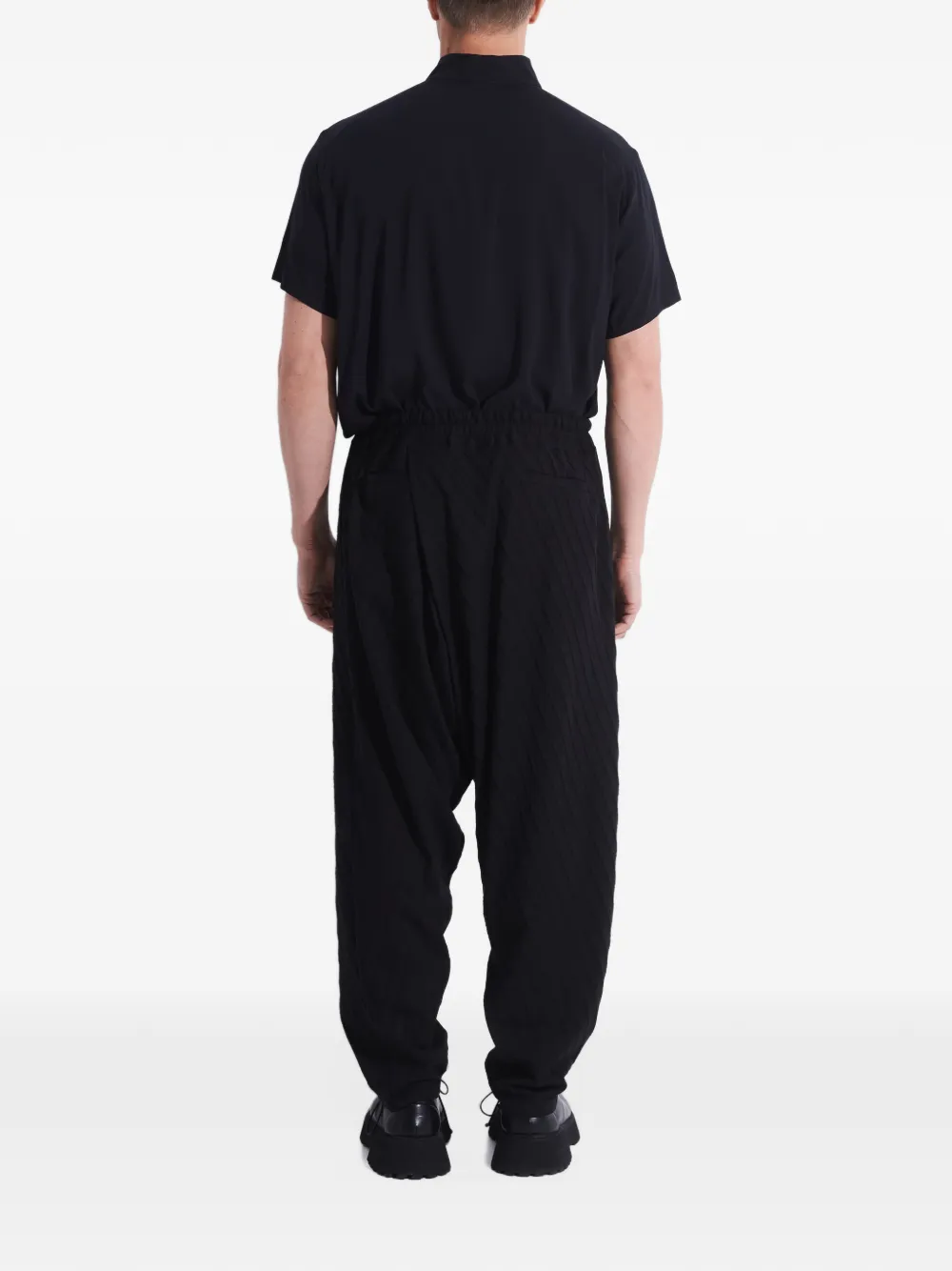 Tessitura Broek met trekkoord Zwart