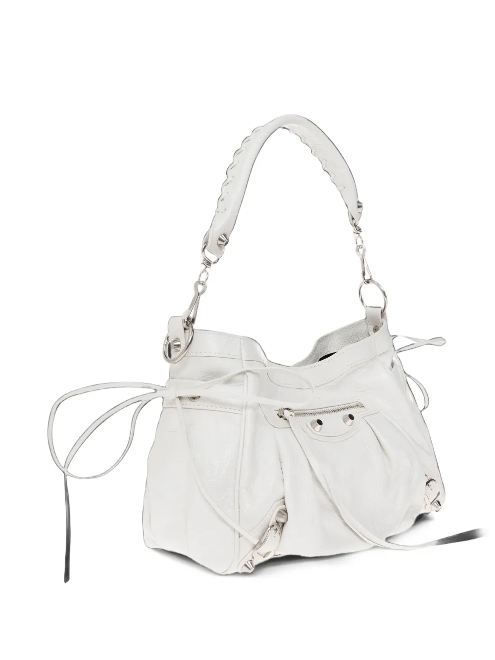 Balenciaga Kleine Le City buckettas Wit