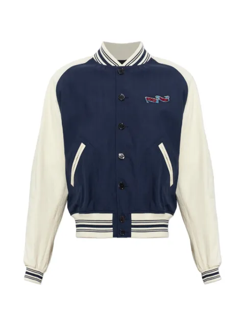 Kenzo Jumping Tiger logo-embroidered bomber jacket