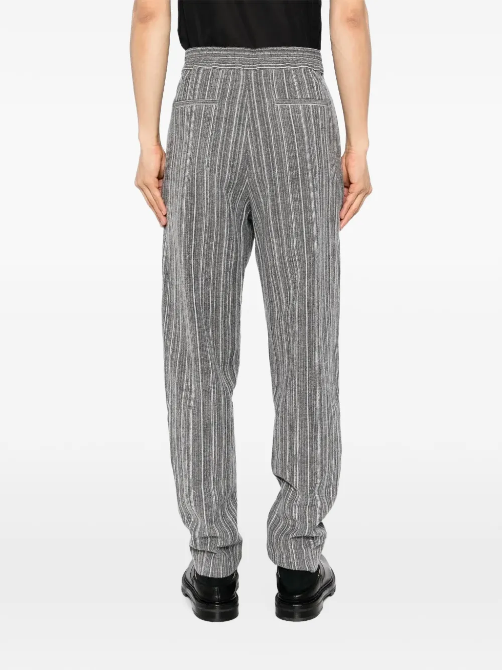 Tessitura Gestreepte pantalon Grijs
