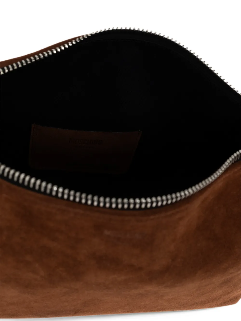 Moschino suede shoulder bag Bruin
