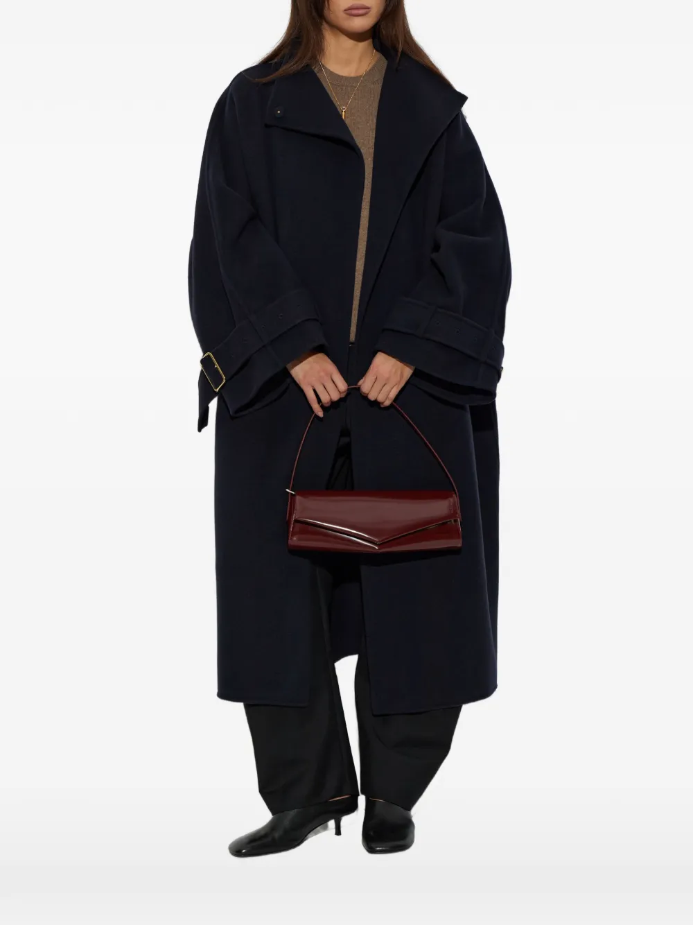 DARKPARK Alba buckled-cuff coat - Bleu DARKPARK Alba buckled-cuff coat - Bleu