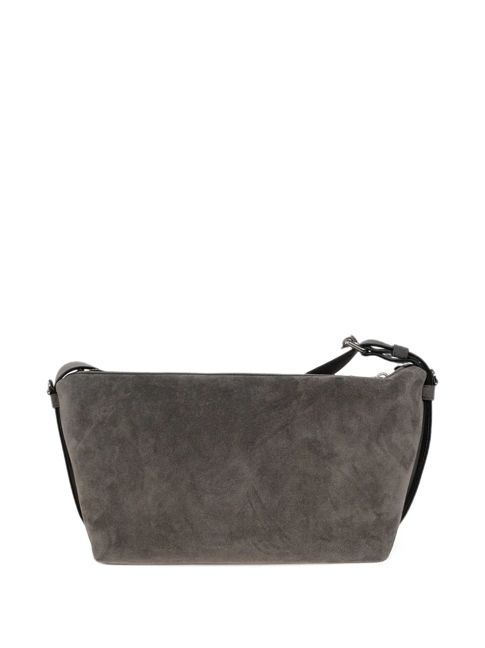 Moschino suede cross body bag Grijs