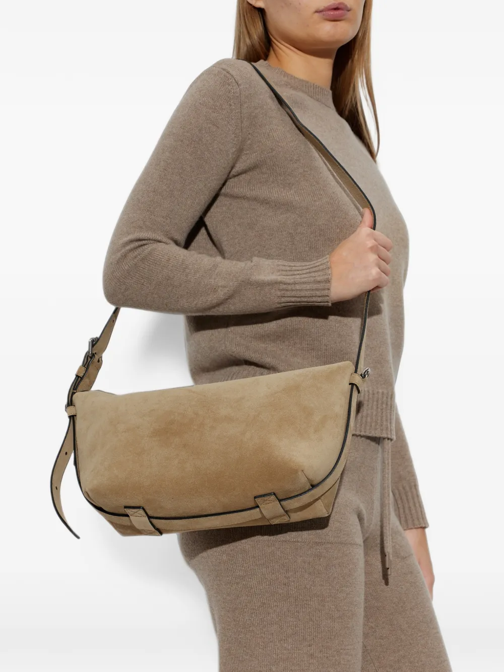 Moschino suede shoulder bag