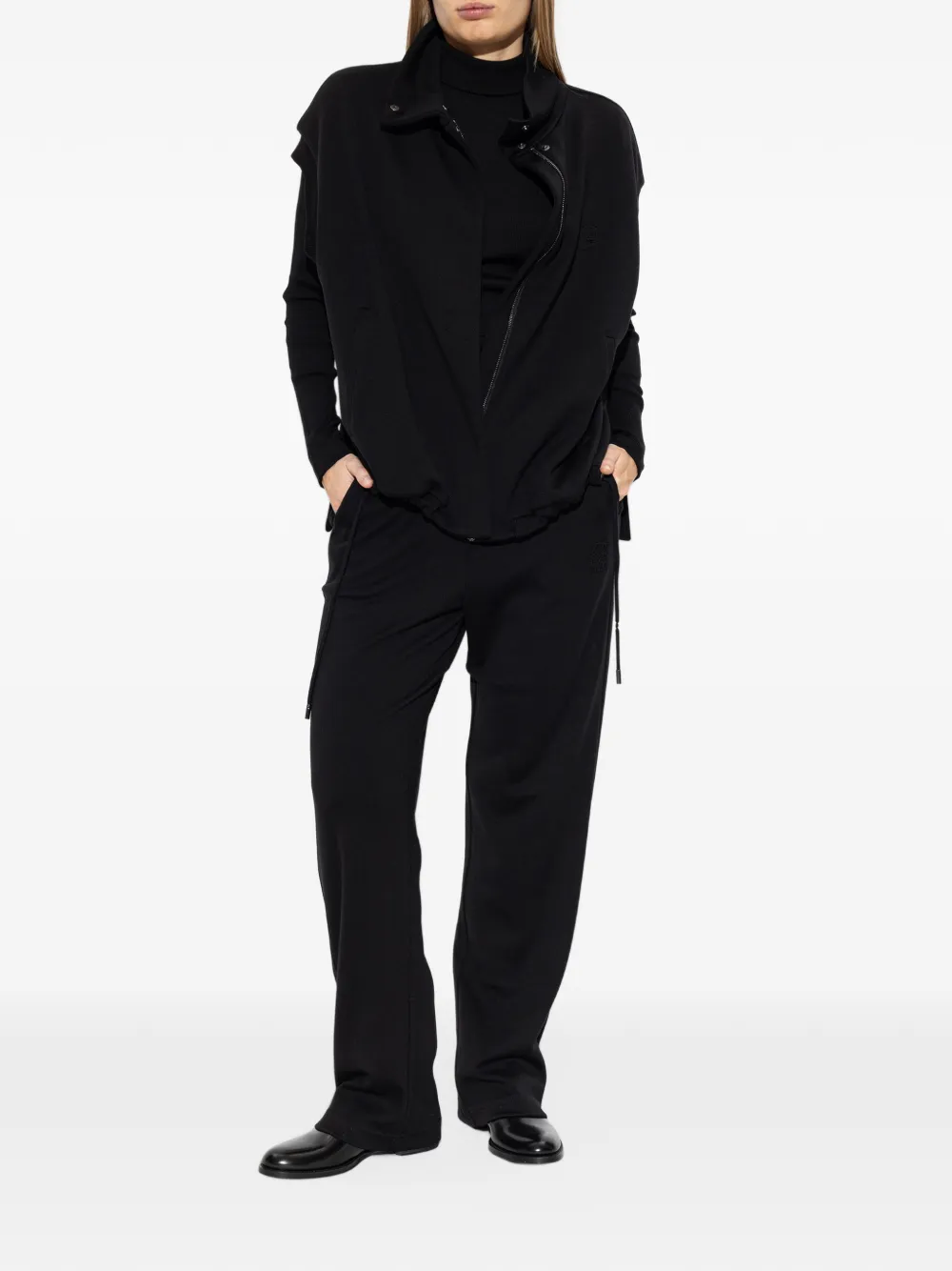 Max Mara Bodywarmer met hoge hals Zwart