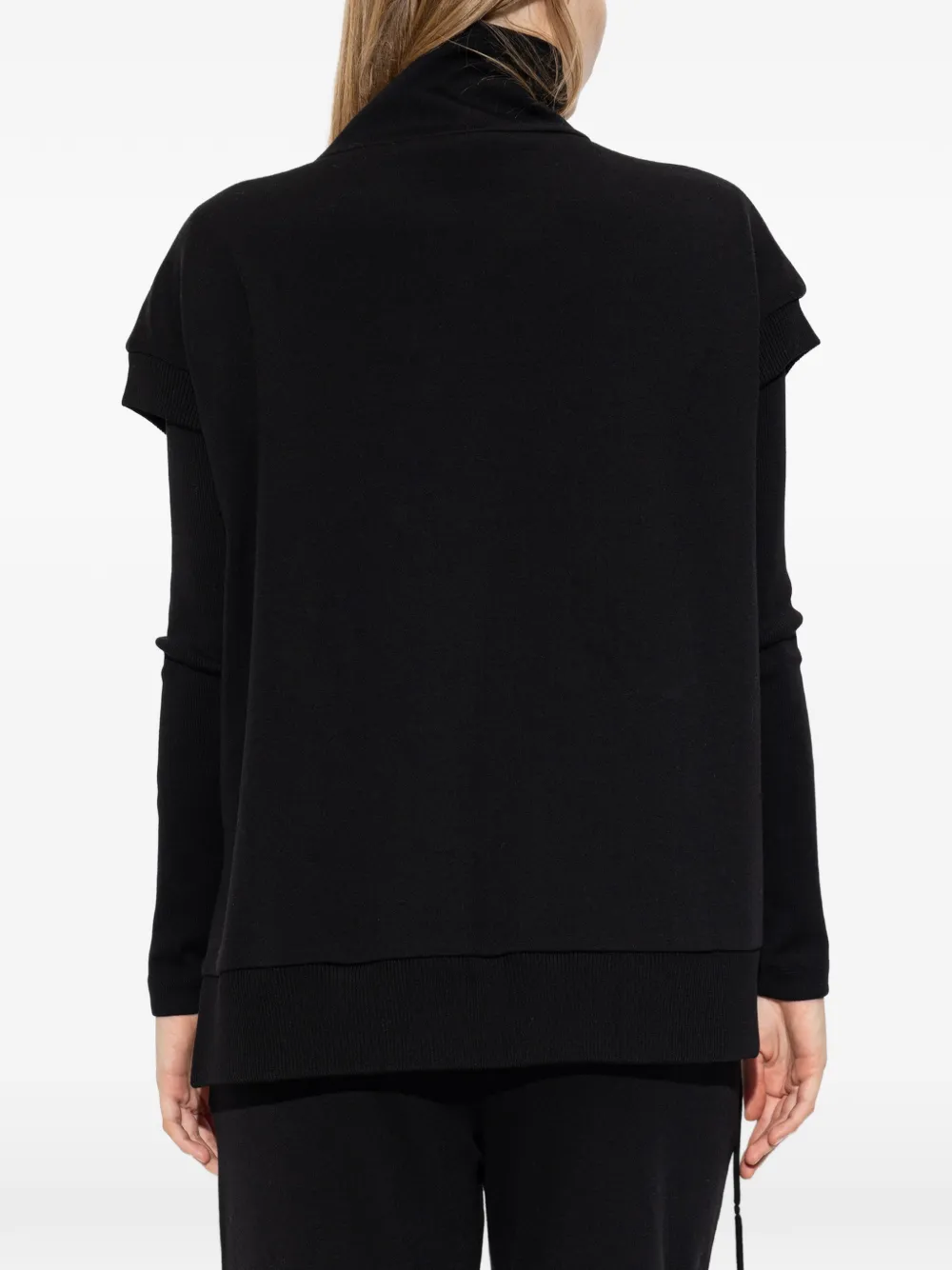 Max Mara Bodywarmer met hoge hals Zwart