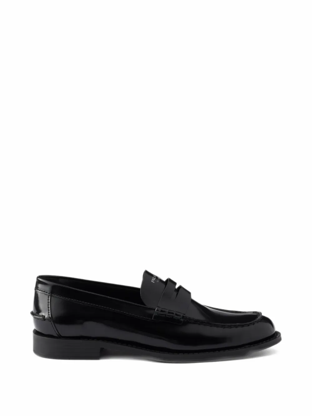 Prada Brushed leather loafers - Nero