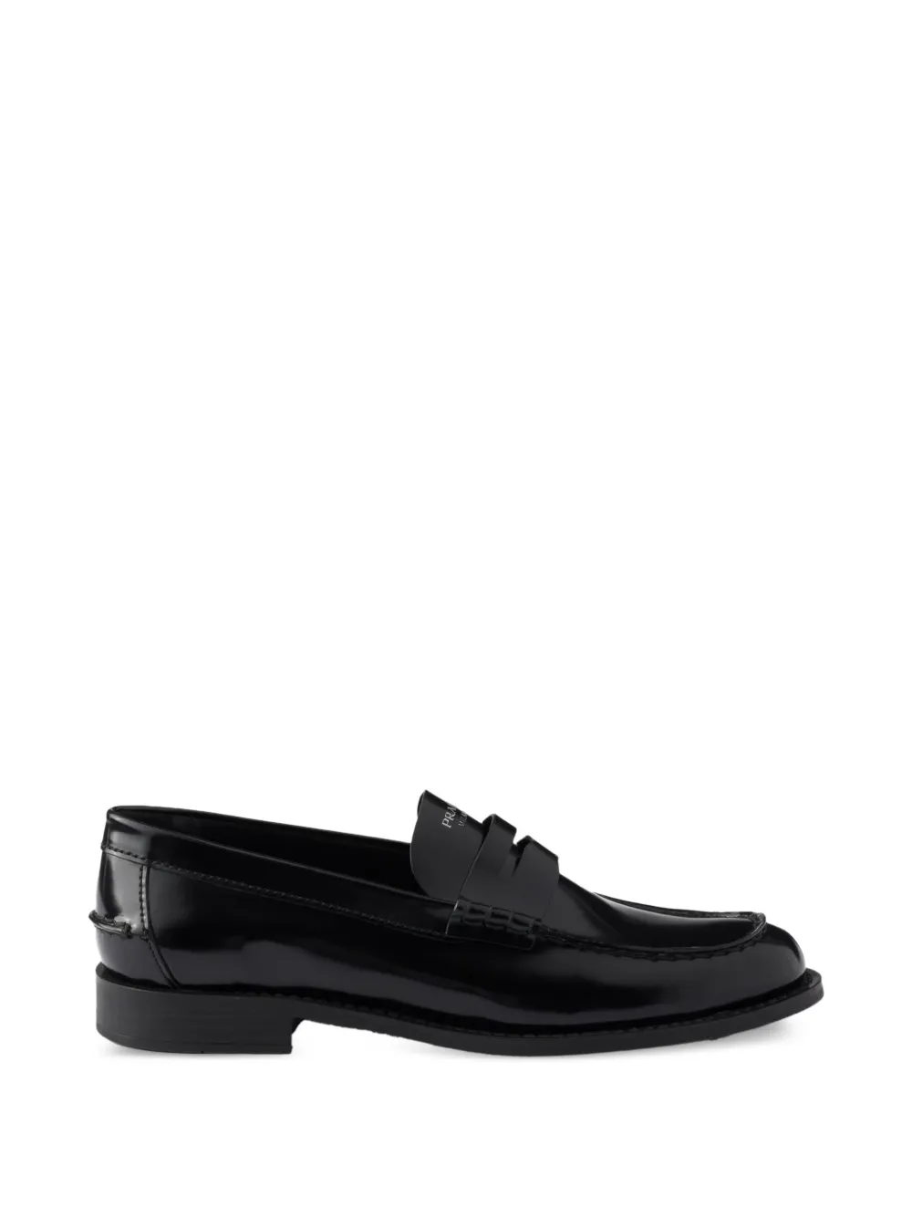 Prada Brushed leather loafers - Nero