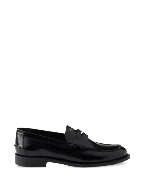 Prada Brushed leather loafers