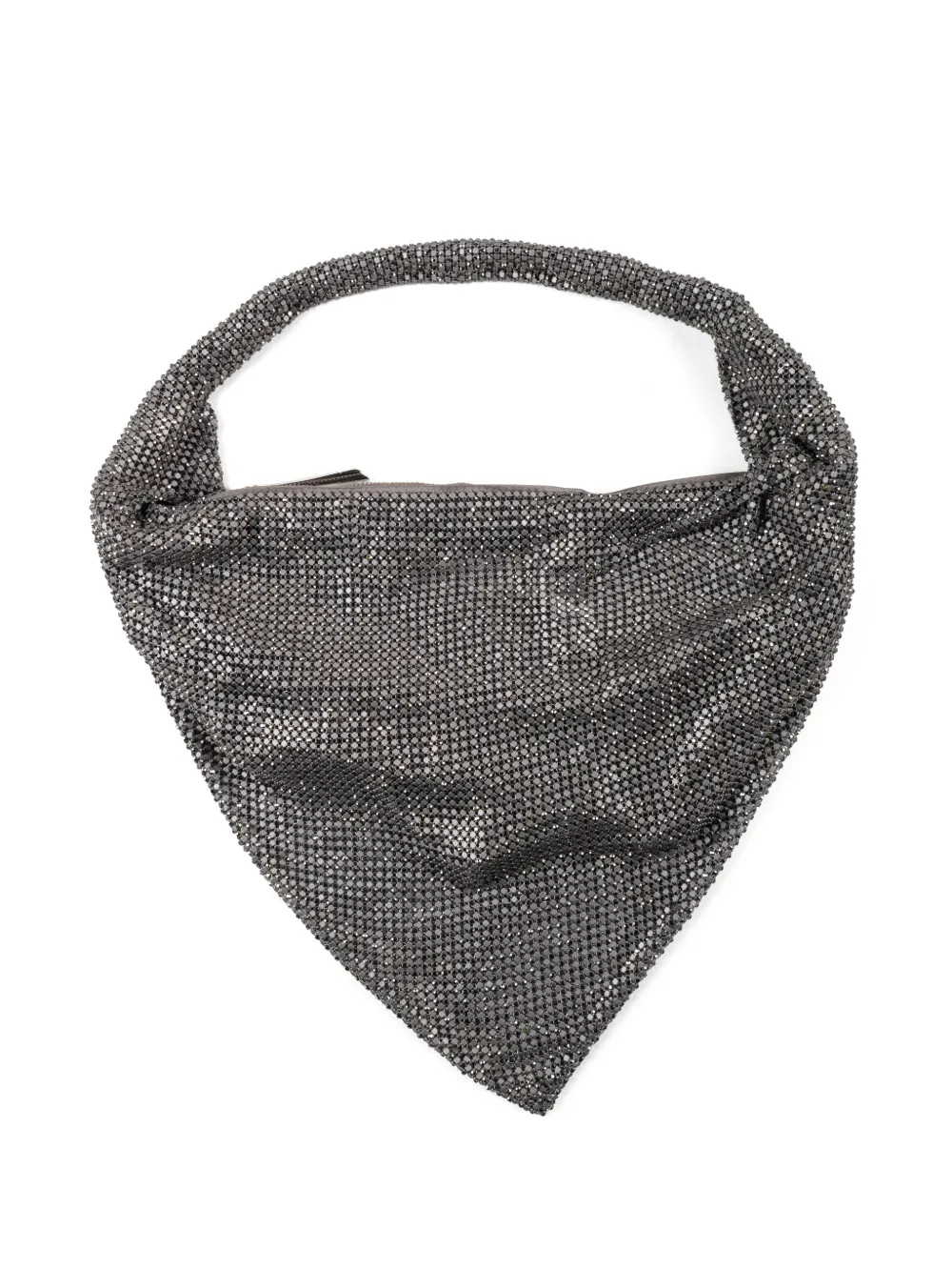 Benedetta Bruzziches Ursula crystal-embellished tote bag - Argent