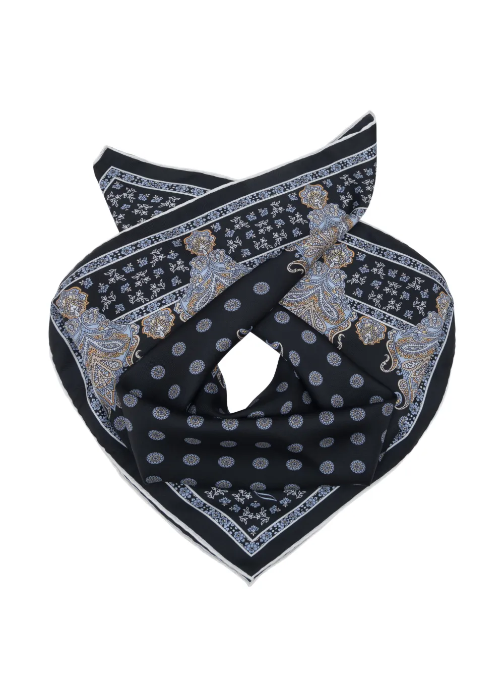 Elizabetta Filippo medallion-print scarf - Schwarz