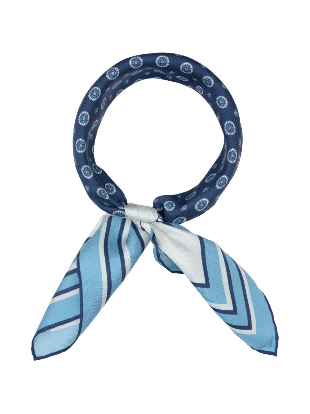 Elizabetta Foulard Aldo con stampa - Blu