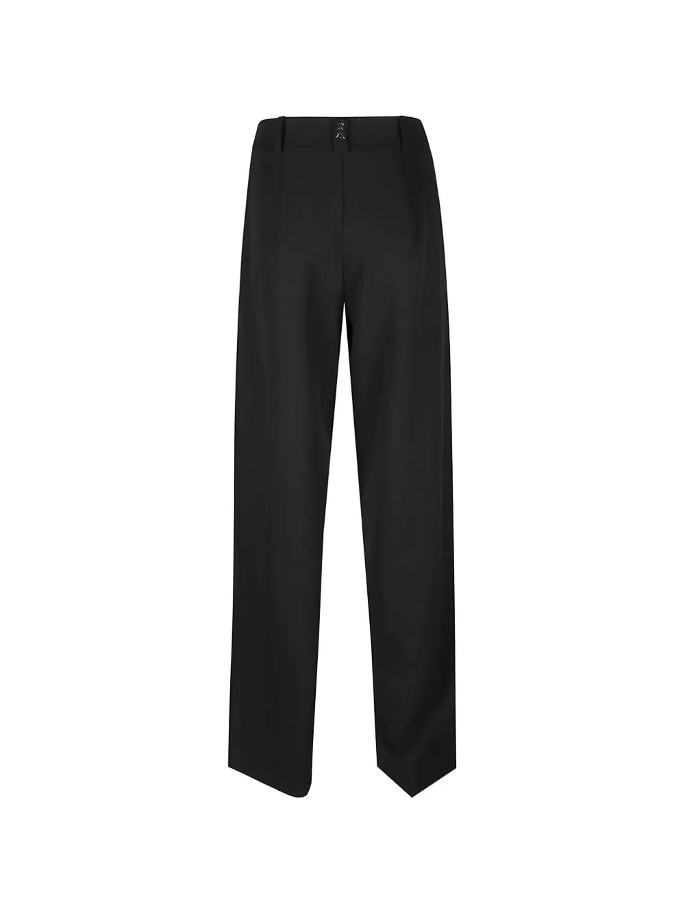 Patrizia Pepe pleated wide-leg trousers Zwart