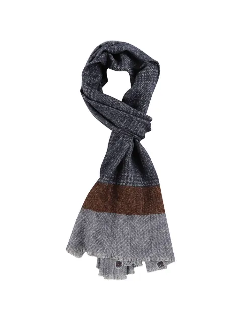 Altea herringbone panelled scarf