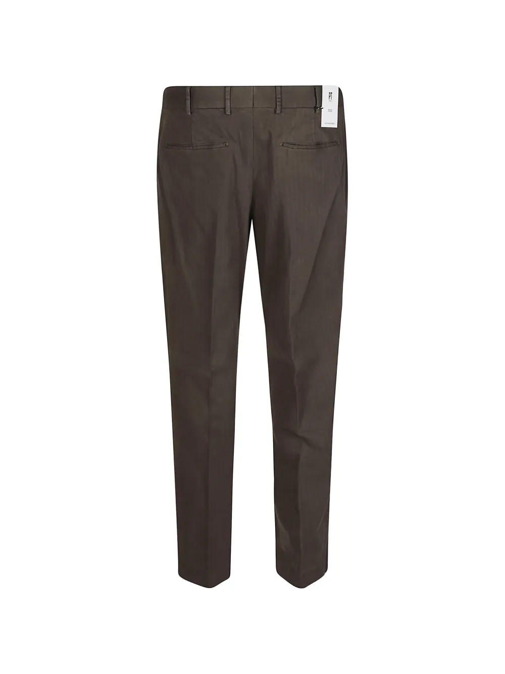 PT Torino straight-leg cotton trousers Bruin