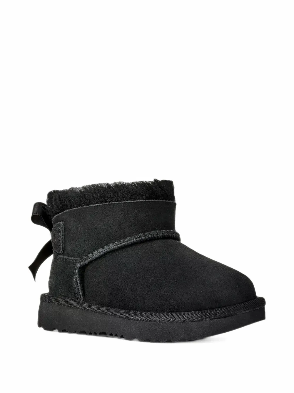 UGG Kids bow-detail ankle boots - Nero