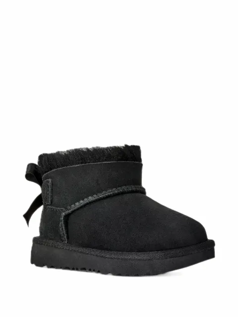 UGG Kids bow-detail ankle boots