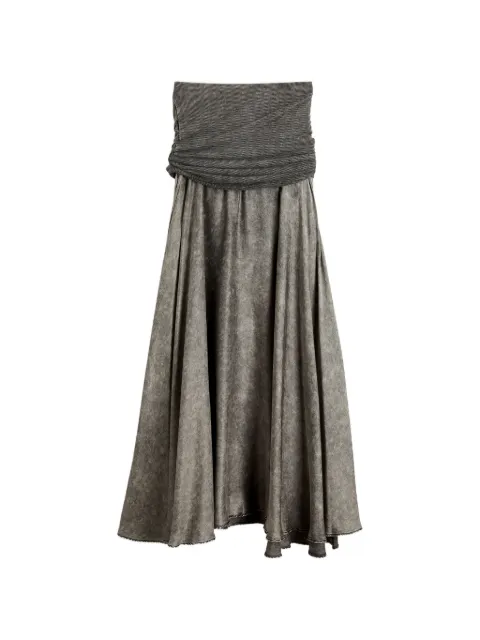 Diesel midi skirt with twisted waist section